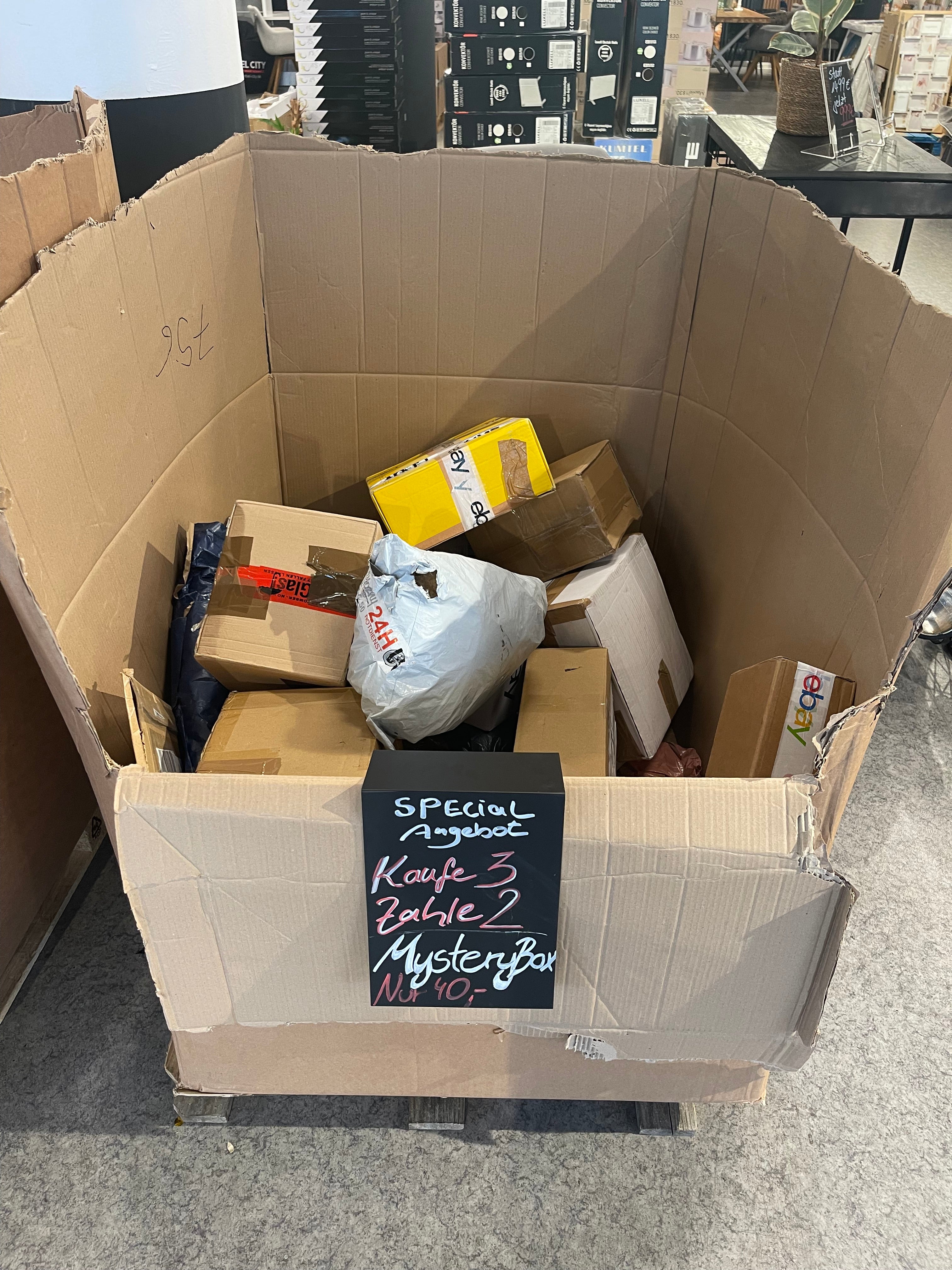 Mystery Packs - Retourenware Paket und Palette